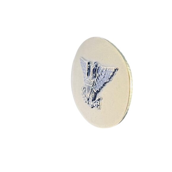 Vintage Dave's Oval Gold Tone Eagle Brooch (6070) - Picture 5 of 5